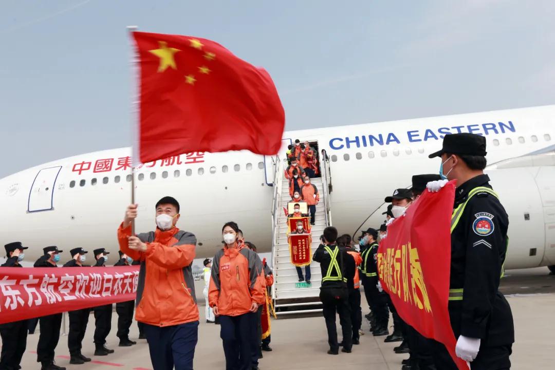 凱旋！西安國際醫(yī)學中心醫(yī)院支援湖北醫(yī)療隊回家